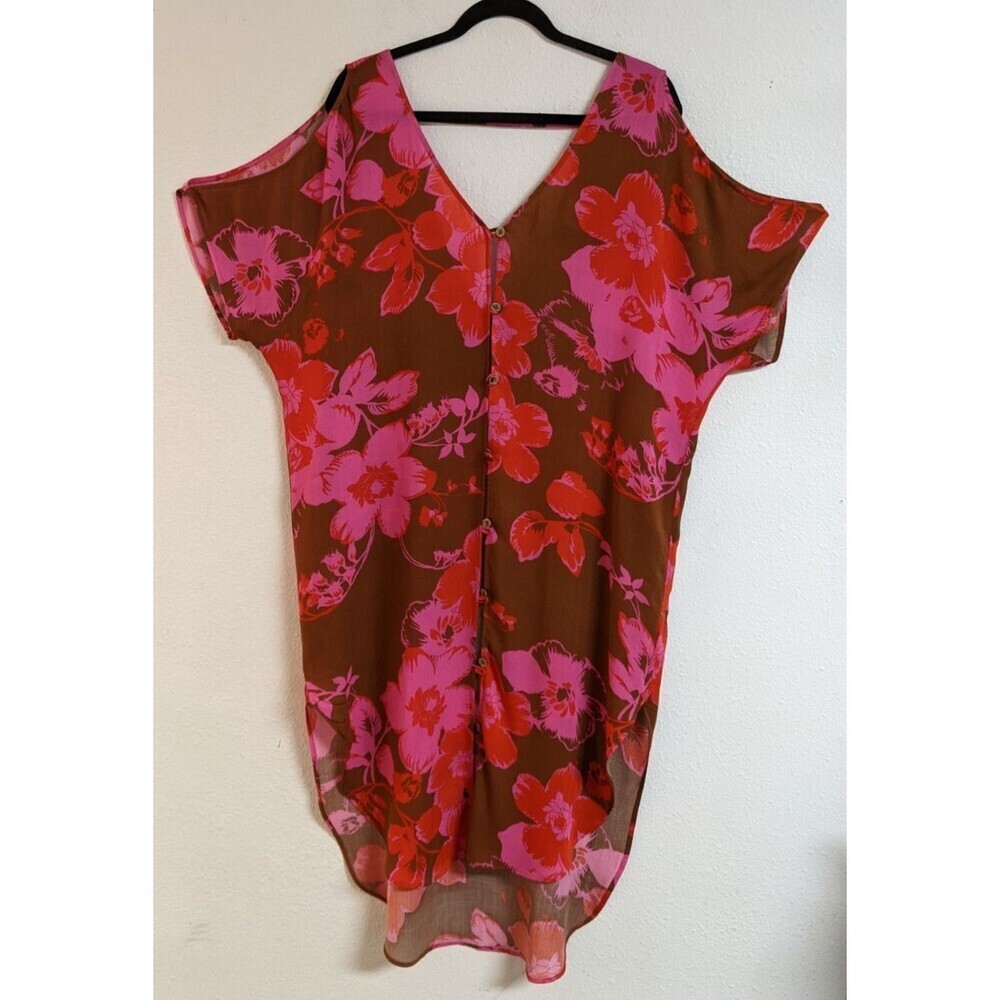 Cabi #5989 Women's TAHITIAN Cover-Up Floral Print Beachy/Vacay/Cruise XS/S - Picture 2 of 13